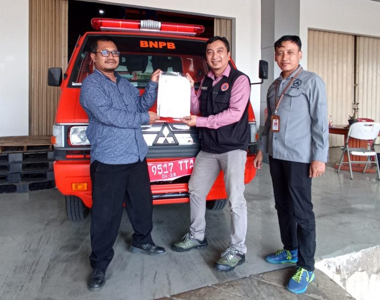 BPBD Menerima Hibah Peralatan Kebencanaan