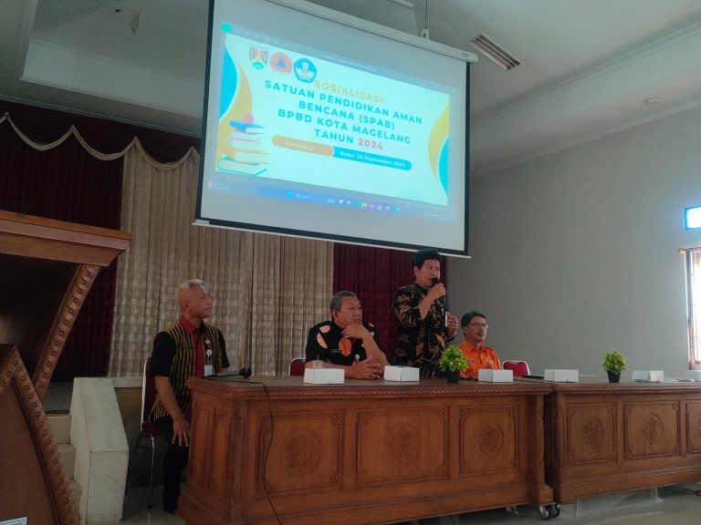 SOSIALISAI SATUAN PENDIDIKAN AMAN BENCANA ( SPAB )BPBD KOTA MAGELANG TAHUN 2024