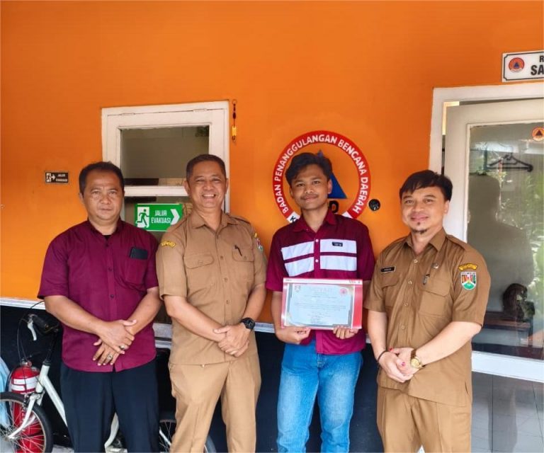 BPBD Kota Magelang Serahkan Sertifikat Apresiasi Keamanan Siber