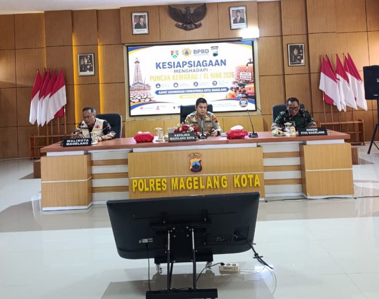 Waspada El Niño 2026, BPBD Kota Magelang Perkuat Sinergi Lintas Sektoral Hadapi Musim Kemarau