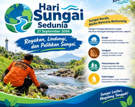 Selamat Hari Sungai Sedunia! Jaga Sungai, Kurangi Risiko Bencana