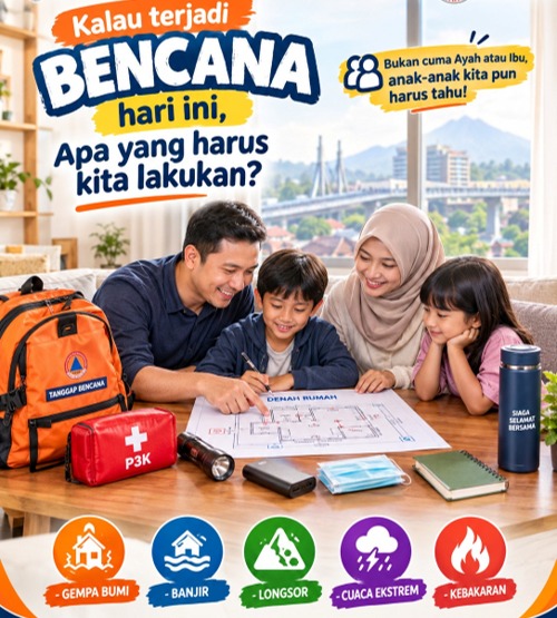 Bencana Tidak Ada dalam Kalender, Siapkan Diri dan Keluarga